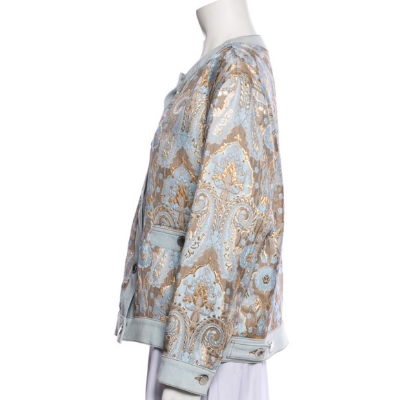 Sandro Orcan Metallic Jacquard Jacket. excellent condition. size 38. - Picture 3 of 4